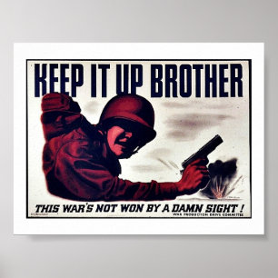 Håll det upp broder poster