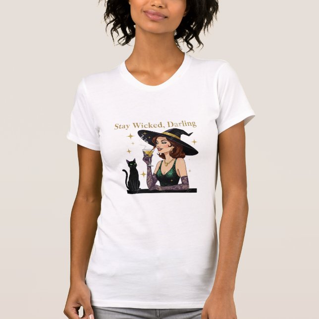 "Håll dig borta, Darling" Påstående T Shirt (Framsida)