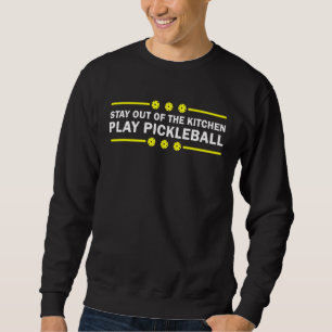 Håll dig borta från bästa Pickleball-väljaren i kö Lång Ärmad Tröja