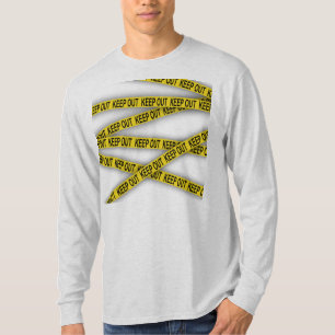 Håll dig borta från behållan, håll inte kor polisb t shirt