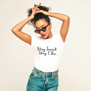"Håll dig borta från Chicen" Feminin T Shirt