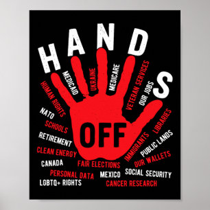 Håll dig borta från Medicaid Medicare Social Secur Poster