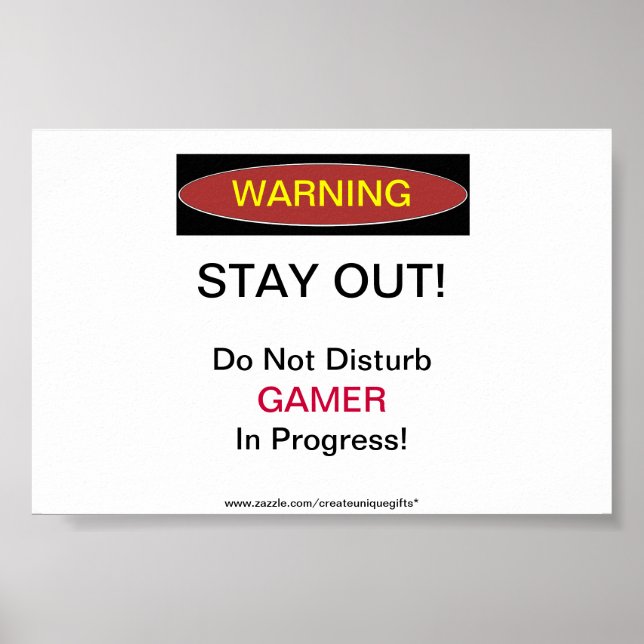 Håll dig borta från spelaren Poster (Framsidan)