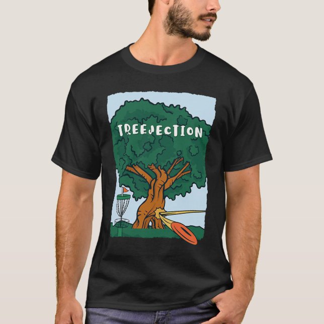 Håll dig borta från Träd idrottsgolf T Shirt (Framsida)