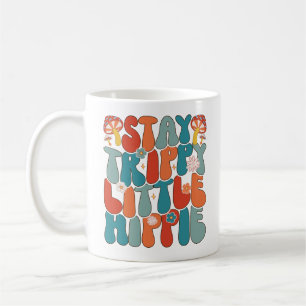 Håll dig borta från trippy Little Hippie: Motiv ty Kaffemugg