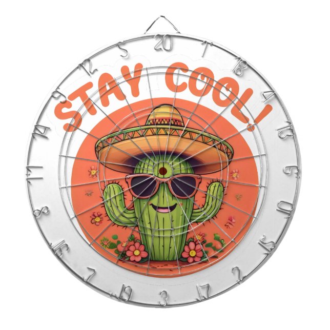 Håll dig cool. darttavla (Framsidan)