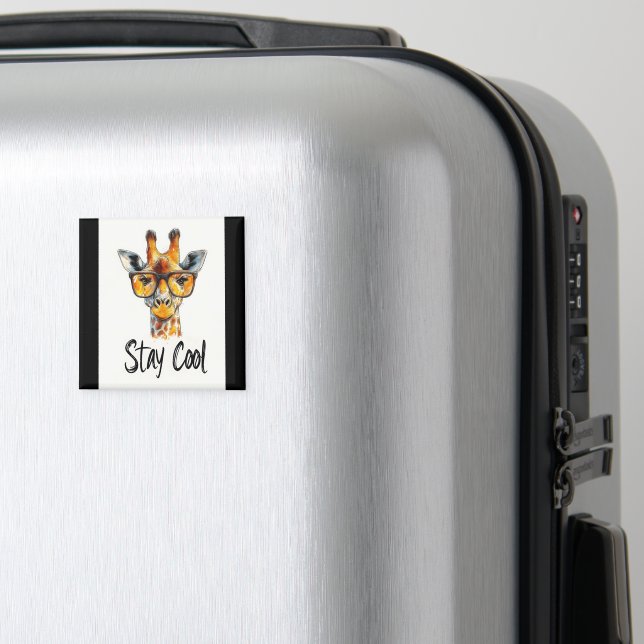 Håll dig cool - Illustration av giraff med solglas Magnet (In Situ (Luggage))