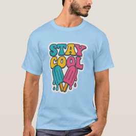 Håll dig cool – Retro sommaris T Shirt