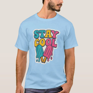 Håll dig cool – Retro sommaris T Shirt