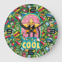 Håll dig cool stjärna – Retro Pop Art-klocka
