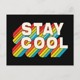 Håll dig cool vykort