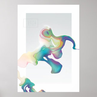 Håll dig färgstark poster