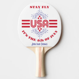 Håll dig fly, det är den 4:e juli pingisracket