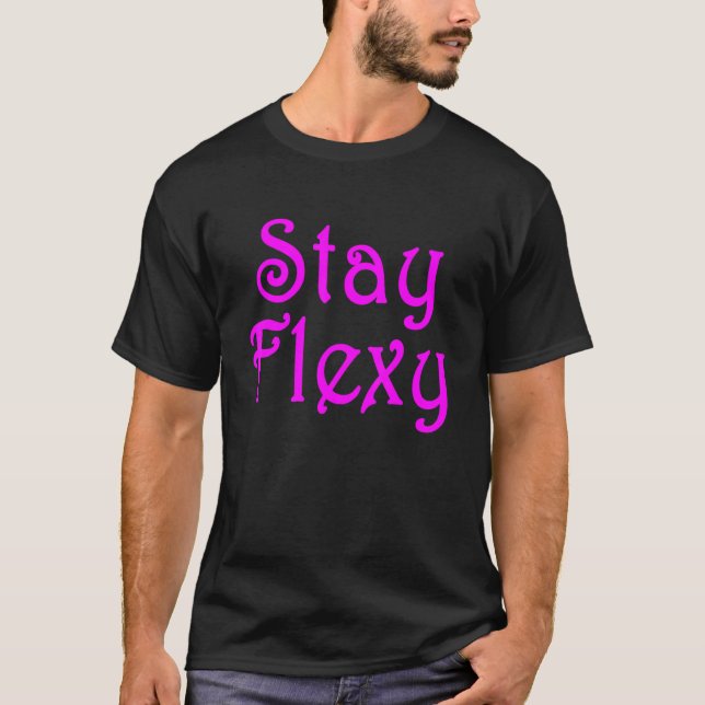 Håll dig flytande, motivation och bekvämlighet Q T Shirt (Framsida)