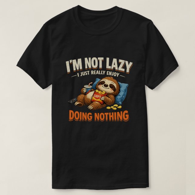Håll dig förvirrad Rolig T-Shirt (Design framsida)