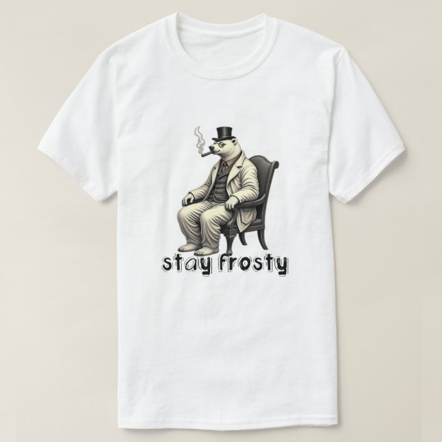 Håll dig frostig t shirt (Design framsida)