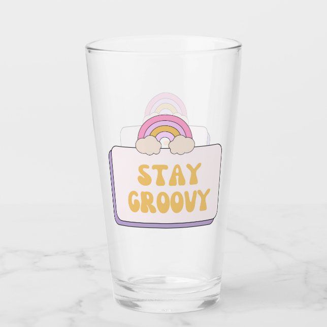 Håll dig groovy glaskopp (Framsida)