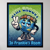 Håll dig groovy i [MITT NAMN] rum