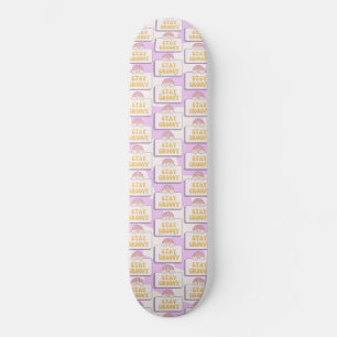 Håll dig groovy mini skateboard bräda 18,5 cm
