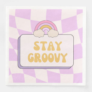 Håll dig groovy pappersservett