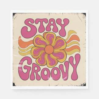 Håll dig groovy pappersservett