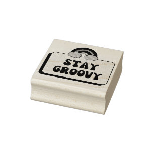 Håll dig groovy stämpel