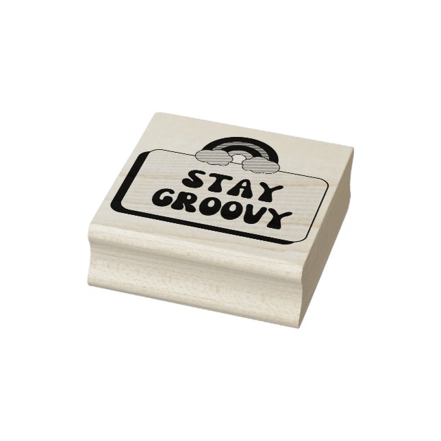 Håll dig groovy stämpel (Stämpel)