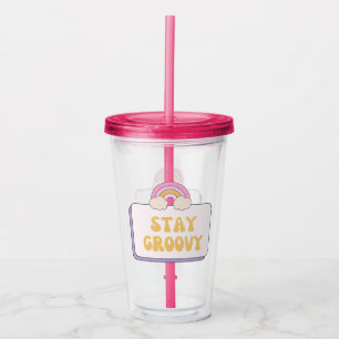 Håll dig groovy take away mugg