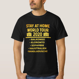 Håll dig hemma i stayathome 2020 Virus överlevna T Shirt