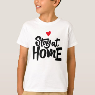Håll dig hemma t shirt