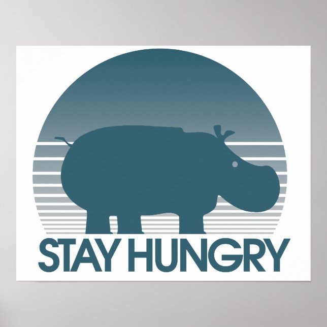 Håll dig Hungrig Poster (Framsidan)