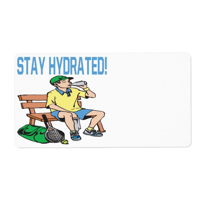 Håll dig Hydrated Fraktsedel (Framsidan)