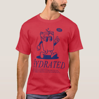 Håll dig hydrerad drick ditt vatten t shirt