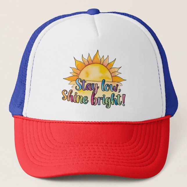 'Håll dig i lågShine Bright' GB2-by Maaya_Prints- Keps (Framsida)