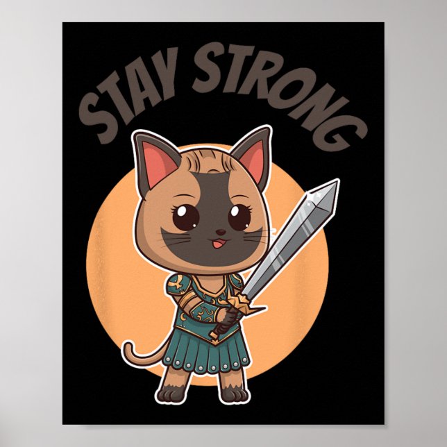 Håll dig i skarp kricka poster (Framsidan)
