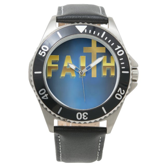 "Håll dig i tid med Faith - ditt ledljus Armbandsur (Framsida)