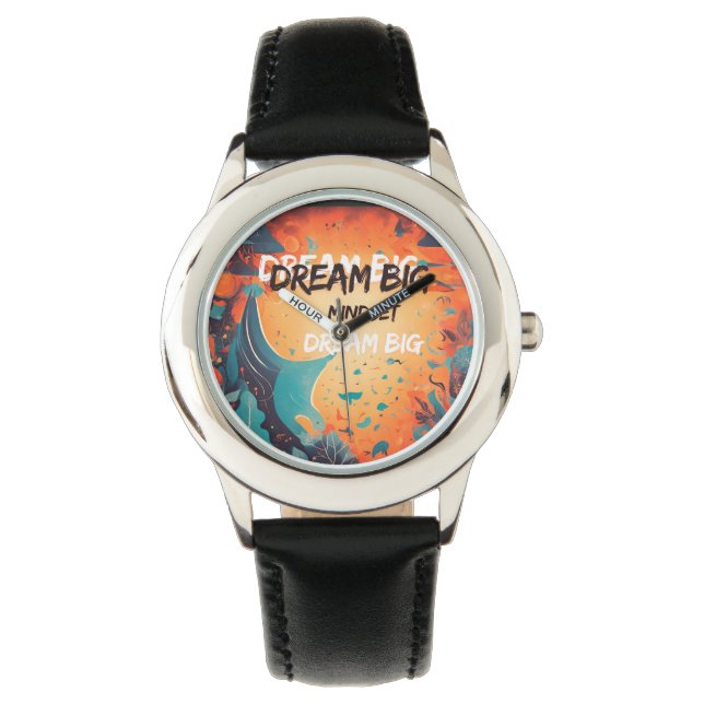 Håll dig inspirerad - Motivering och uppmjukande d Armbandsur (Framsida)