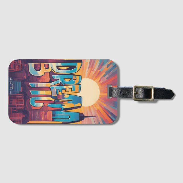 Håll dig inspirerad - Motivering och uppmjukande d Bagagebricka (Framsida horisontal)