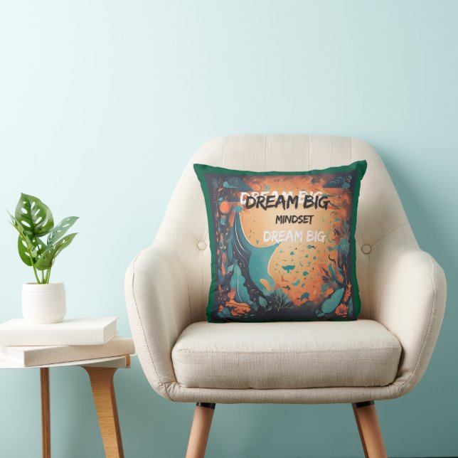 Håll dig inspirerad - Motivering och uppmjukande d Kudde (Stol)