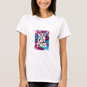 Håll dig inspirerad - Motivering och uppmjukande d T Shirt
