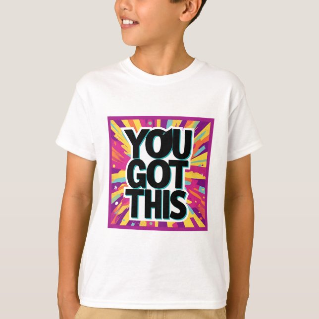 Håll dig inspirerad - Motivering och uppmjukande d T Shirt (Framsida)