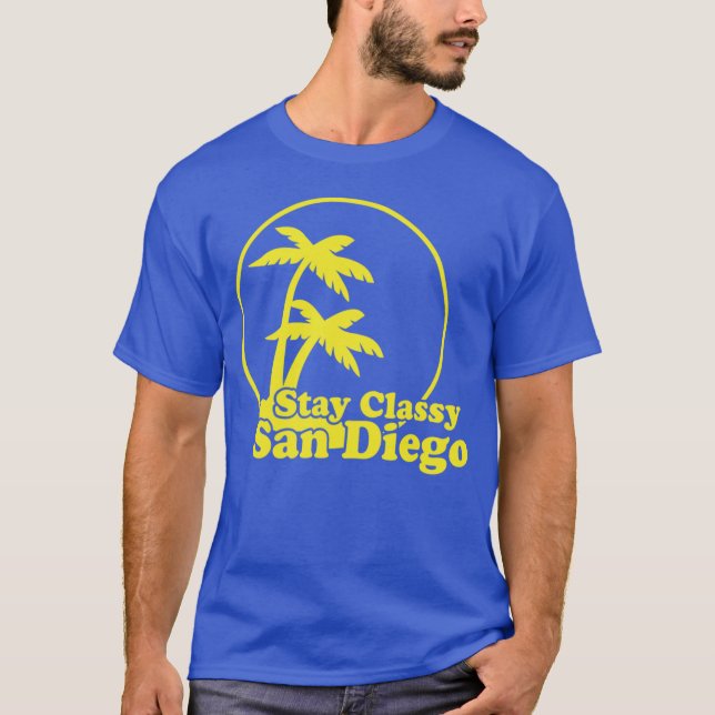 Håll dig klassig San Diego Anchorman rolig T Shirt (Framsida)