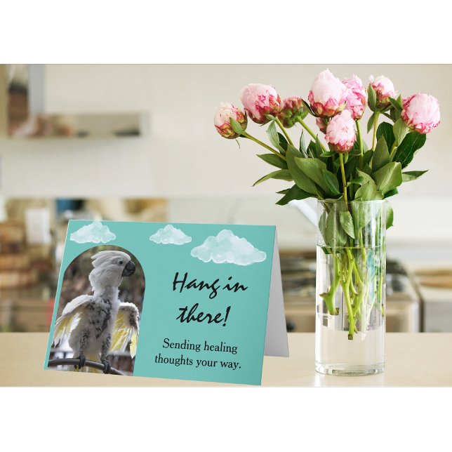 Håll dig kvar där Feaded Friend kommer bra Kort (Skapare uppladdad)