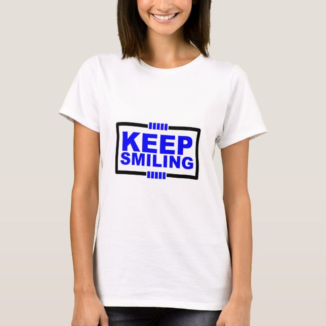 Håll dig leende t shirt (Framsida)