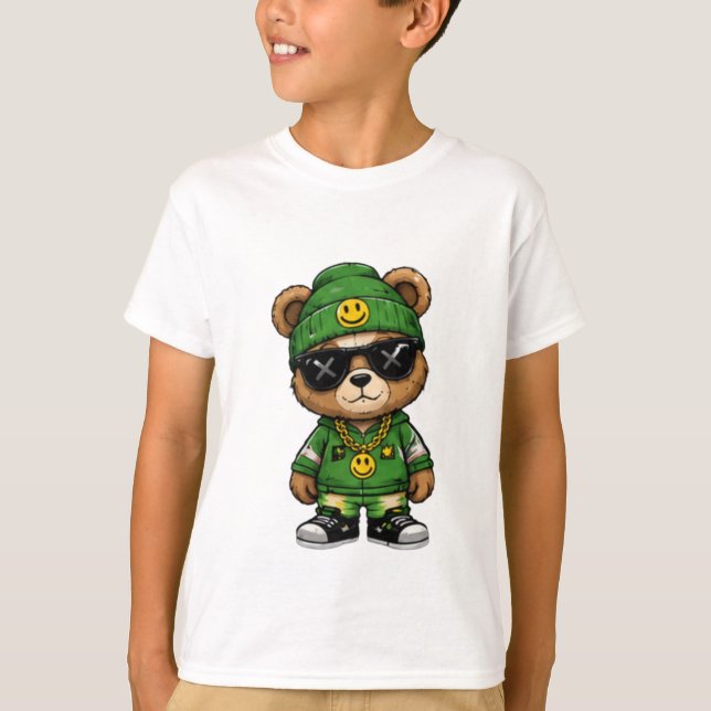 Håll dig lugn björn t shirt (Framsida)