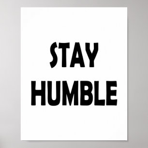 Håll dig lugn - enkel och minimal motivation poster