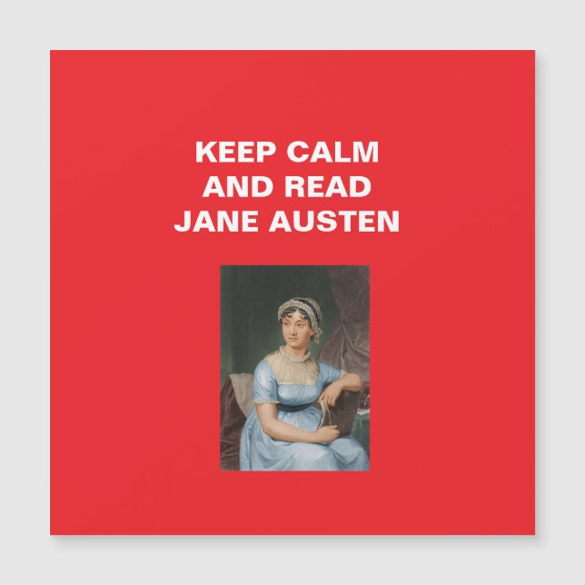 Håll dig lugn, läs Jane Austen (Framsida)