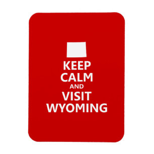 Håll dig lugn och besök Wyoming Magnet