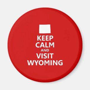 Håll dig lugn och besök Wyoming Magnet