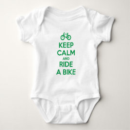 Håll dig lugn och cykla t shirt